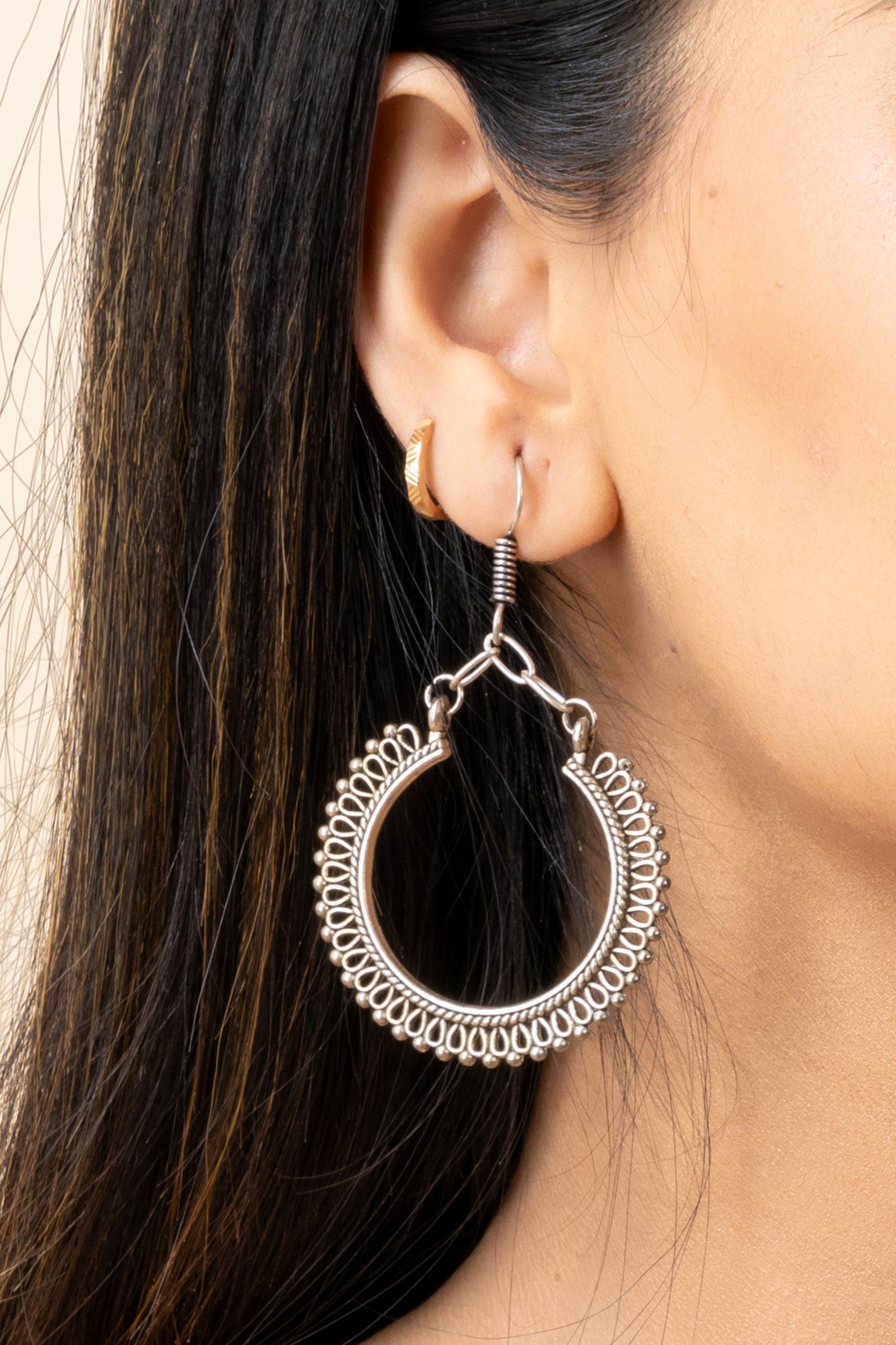 Elegant German Silver Earrings Crafted With High-Quality Material For Every Occasion LOOK AND ADORN - designed for you